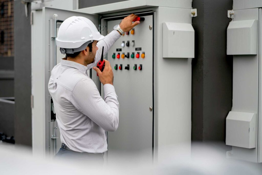 engineer-man-or-technician-using-walkie